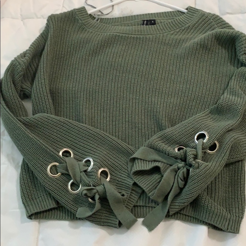 Green sweater